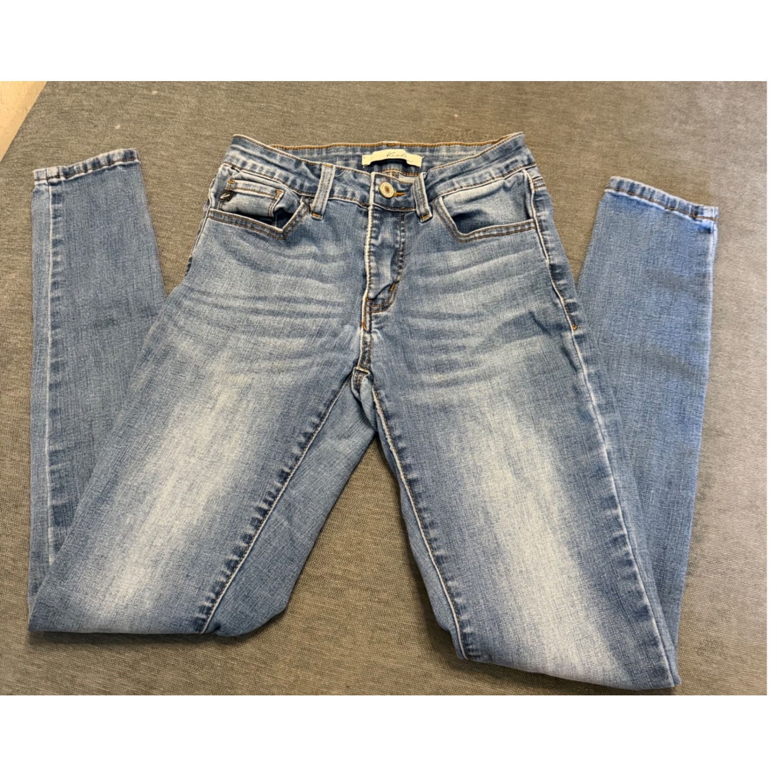 Kancan Kc11214m Medium Wash Skinny Jeans Blue Denim Womens Size 25